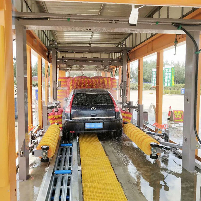 Machine à laver automatique express tunnel pour les stations-service Logo personnalisé en Slovénie