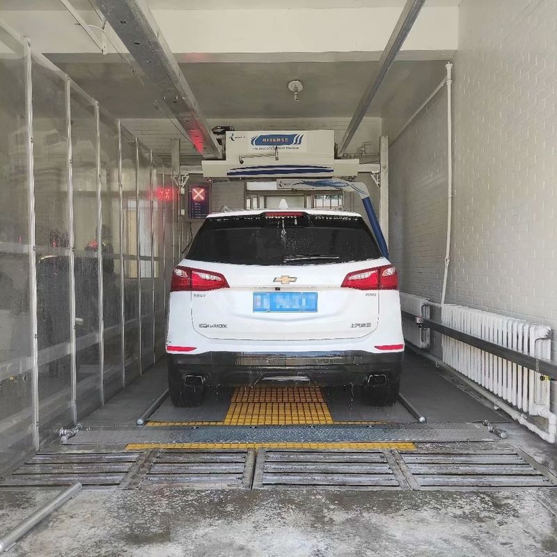Installez l'espace L*W*H 7600*3500*3300 Système de lavage de voiture robotique sans contact à bras unique HP-230 Risense