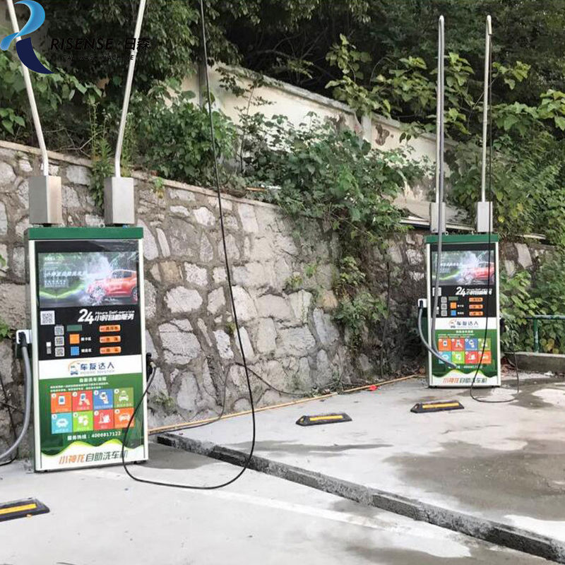 Mise à niveau vers un système de lavage automatique en libre-service 3 en 1 fonctionnant avec des jetons de type fixe