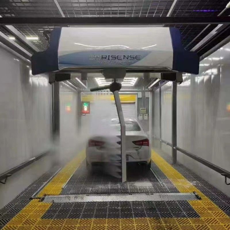 Machine à laver à chaud galvanisée sans contact avec système de séchage à l'air rapide intégré