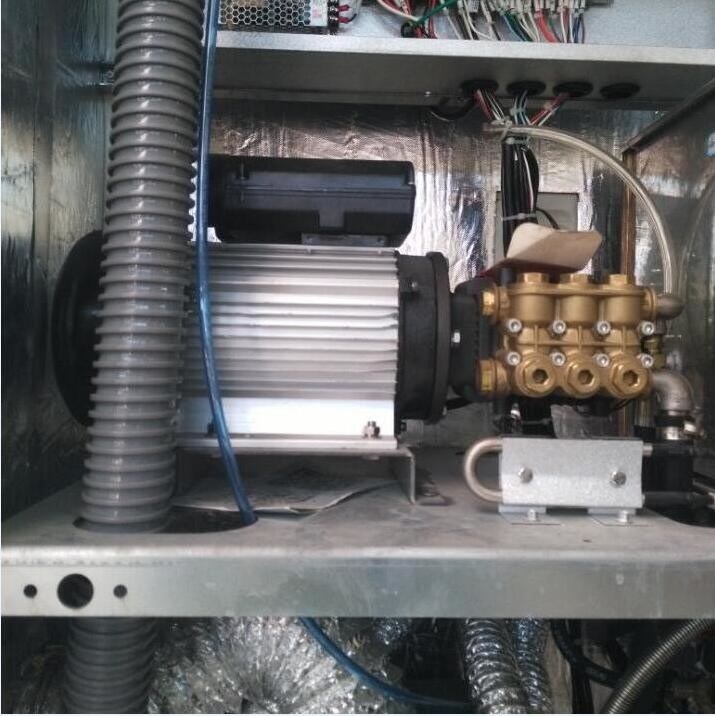 Machine à laver les voitures en acier galvanisé à chaud à phase unique 220V 5,5 kW pour station à pièces